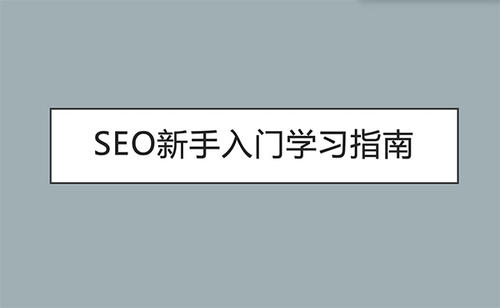 SEO知识:SEO新手基础入门教程学习10大框架